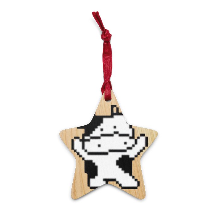 Pixelated Expression Wooden Ornaments product image (4)
