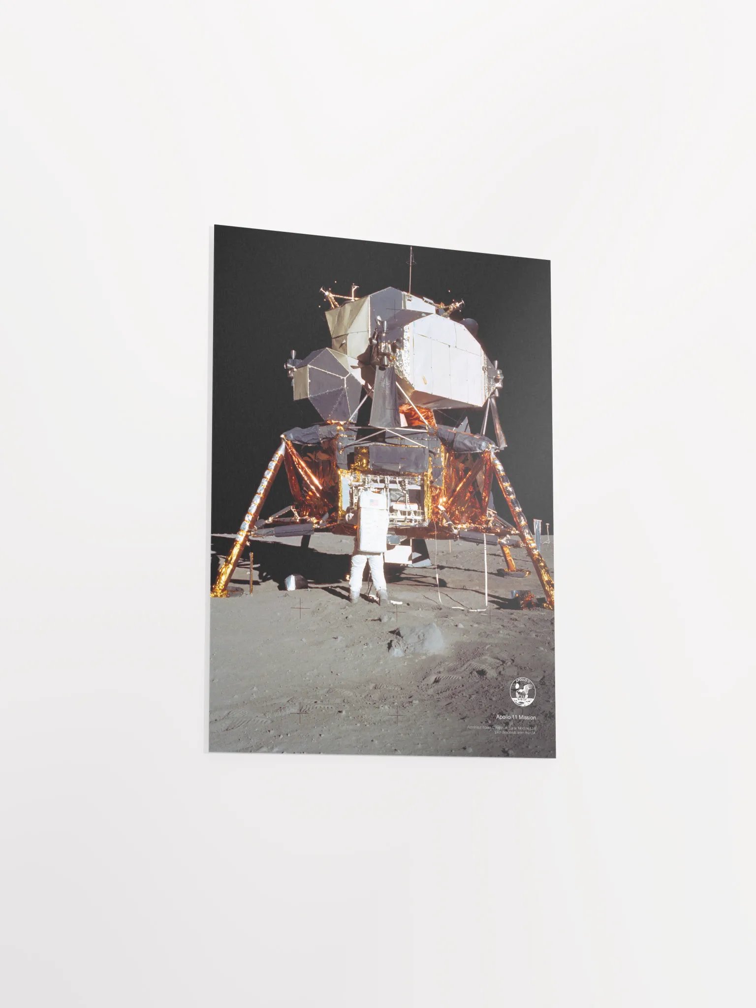 NASA Apollo 11: Edwin Aldrin and Lunar Module, 1969 — space poster, space art, photo poster, NASA print, space wall decor product image (9)