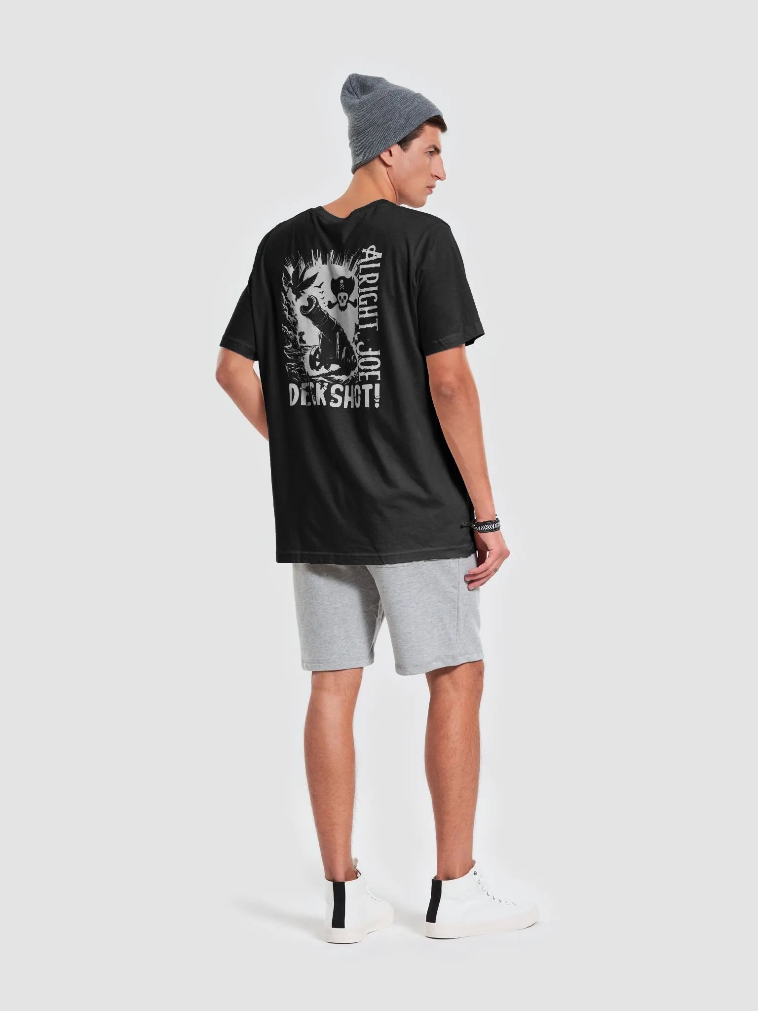 Alright Deckshot! Back Design Tee (Black) product image (1)