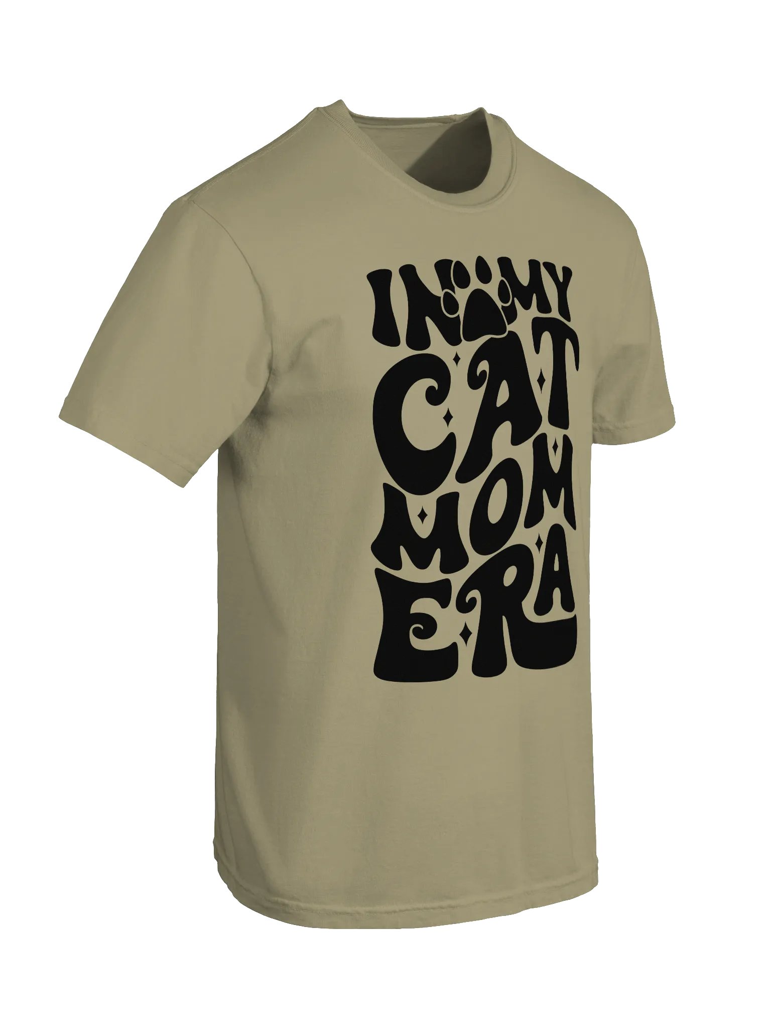In My Cat Mom Era T-Shirt - Relaxed Fit Heavyweight Unisex Cotton T-Shirt product image (2)