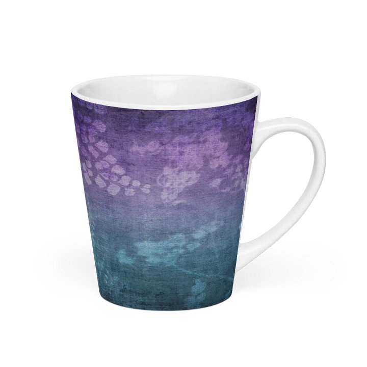 Blue Wildflowers Latte Mug product image (2)