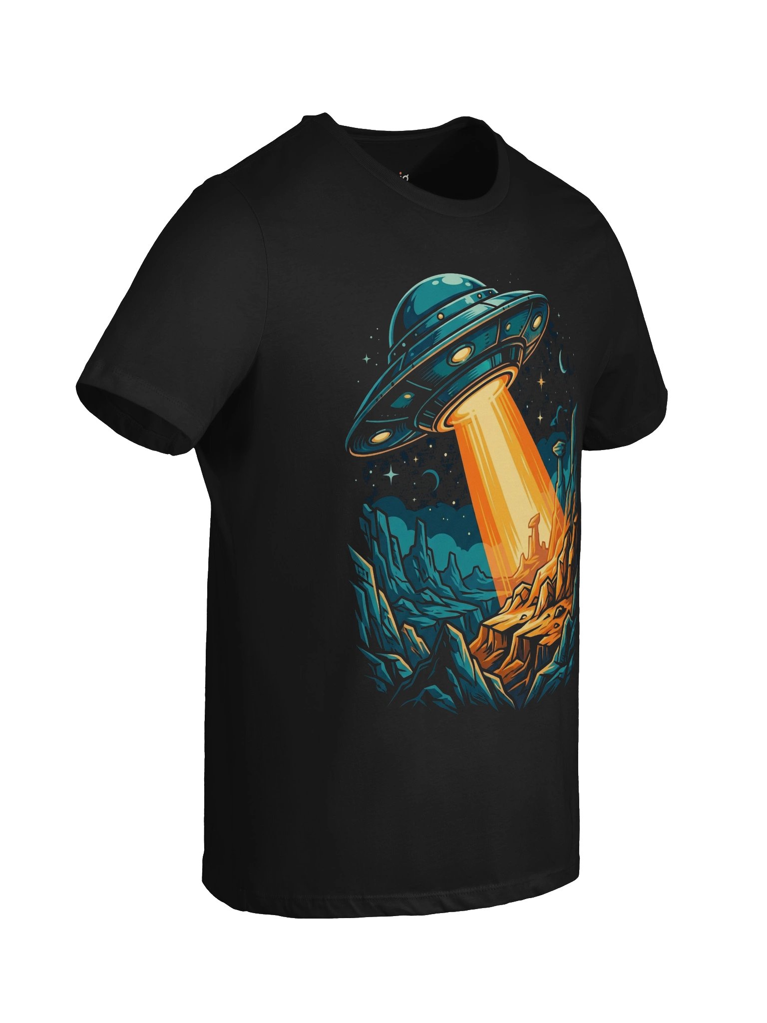 Orange Beam UFO Relaxed Tee product image (62)