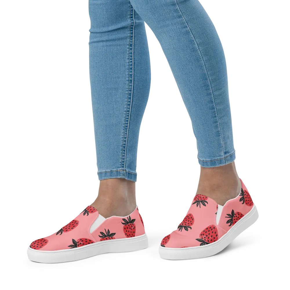 Strawberry Fields Slip-On Canvas Shoes product image (5)