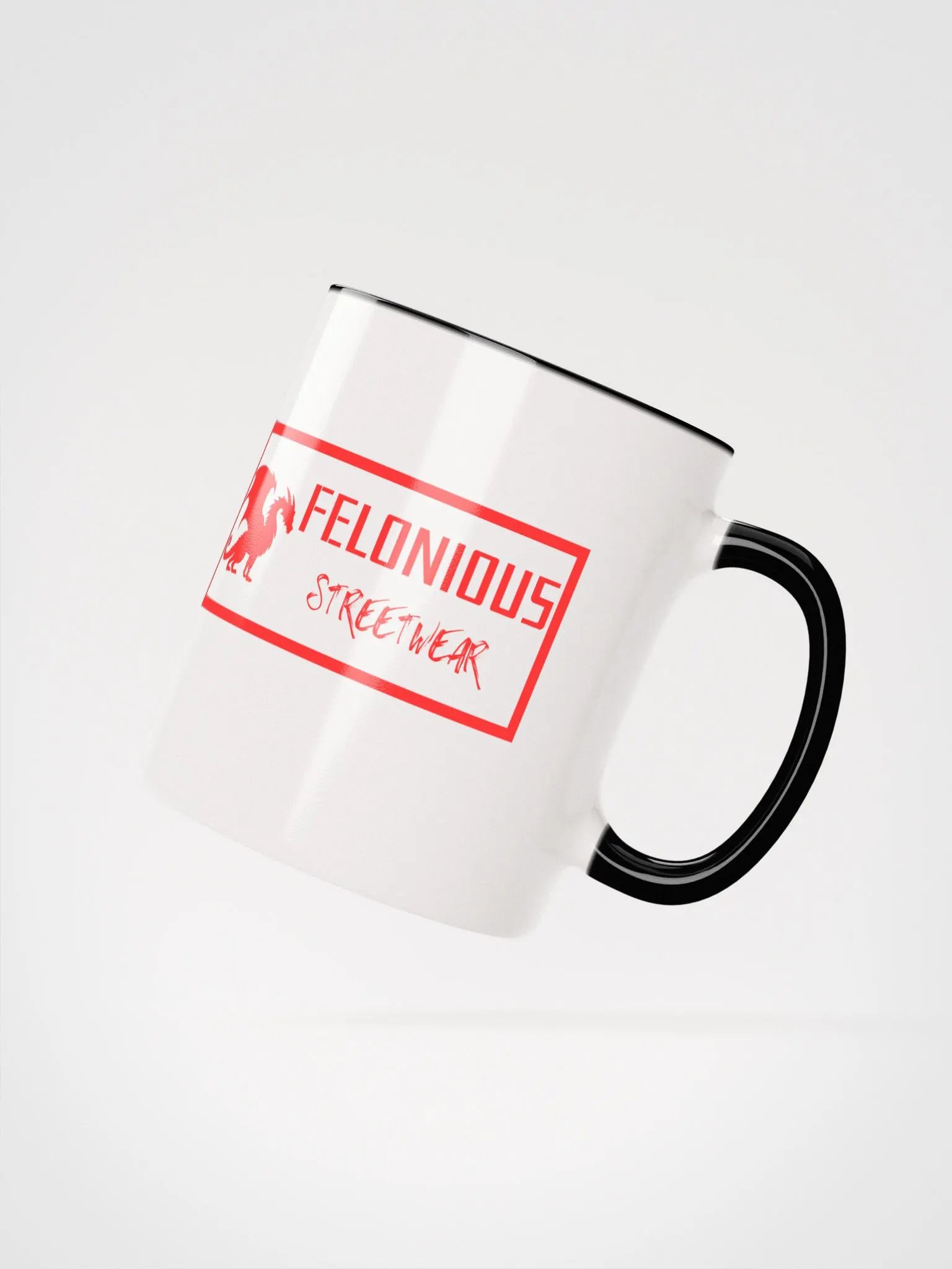 Felonious Streetwear Dragon Red Logo Ceramic Mug product image (20)