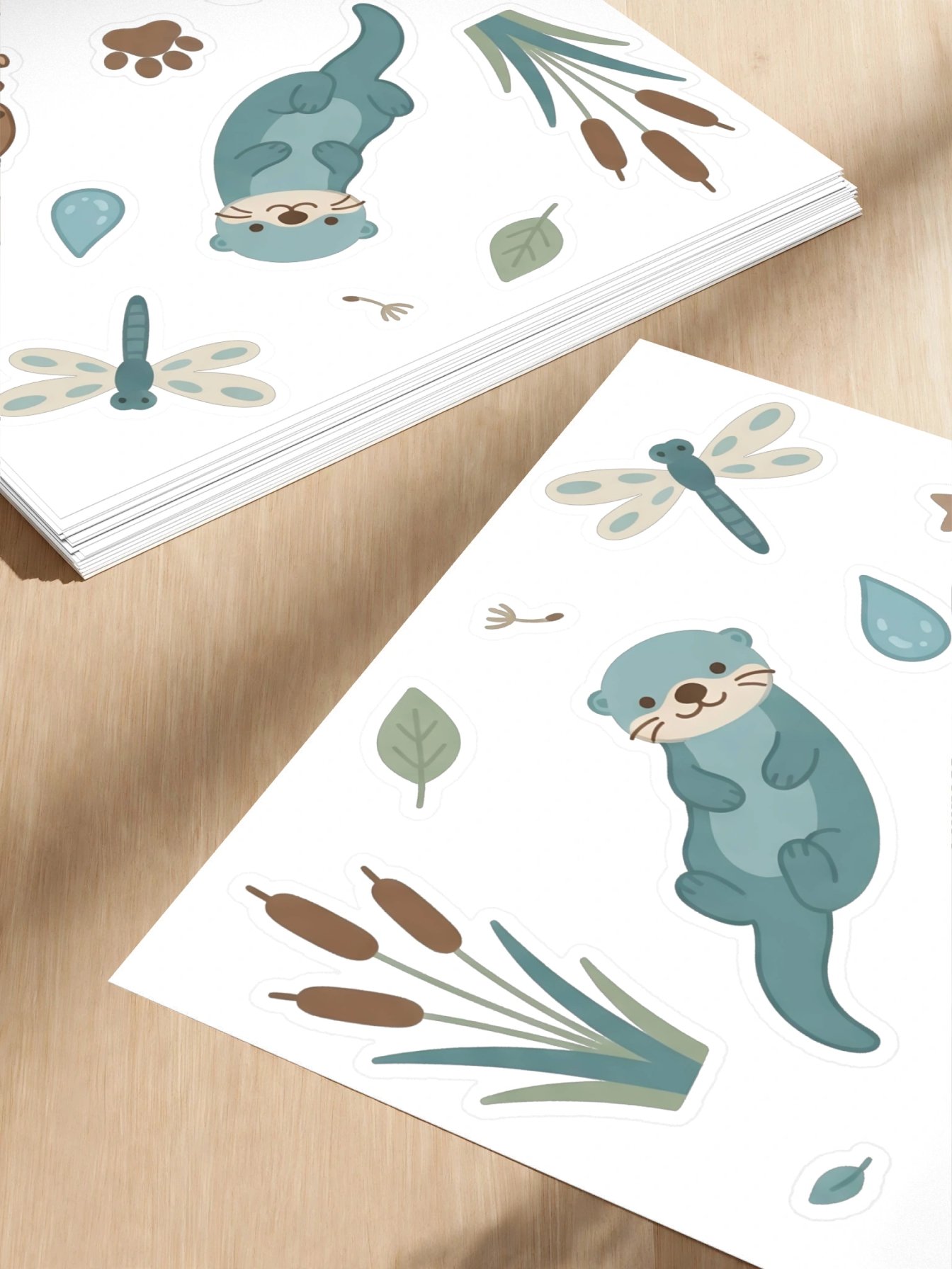 Woodland Wetland Animal Kiss Cut Stickers product image (1)