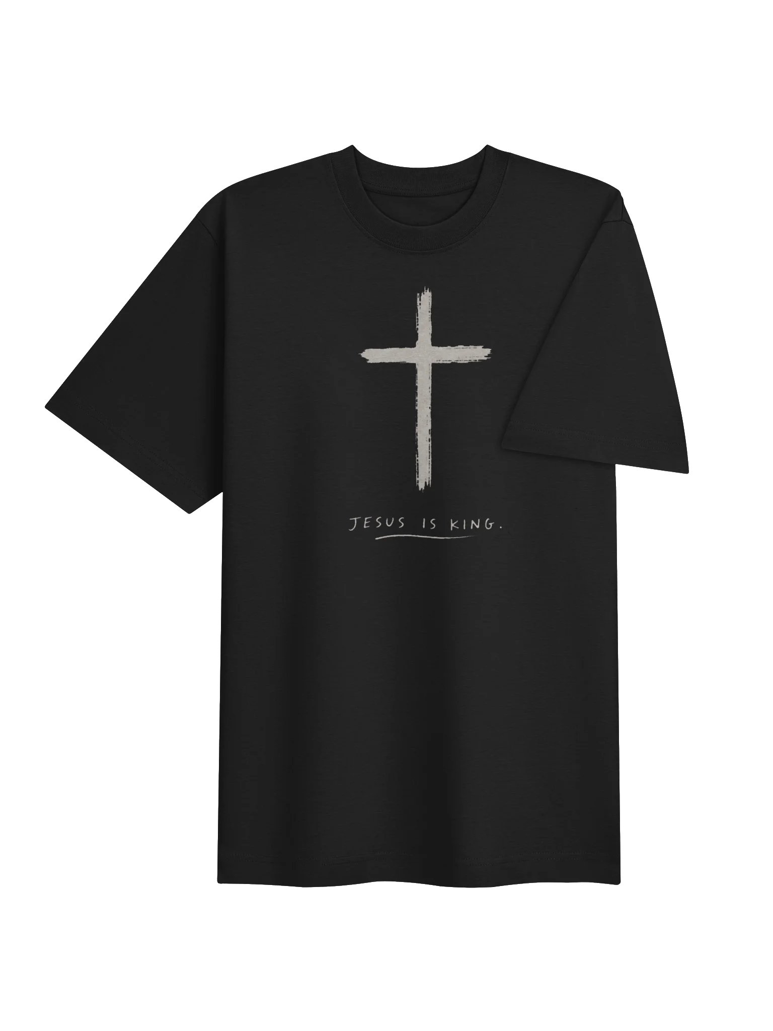 JESUS IS KING CROSS TEE product image (4)
