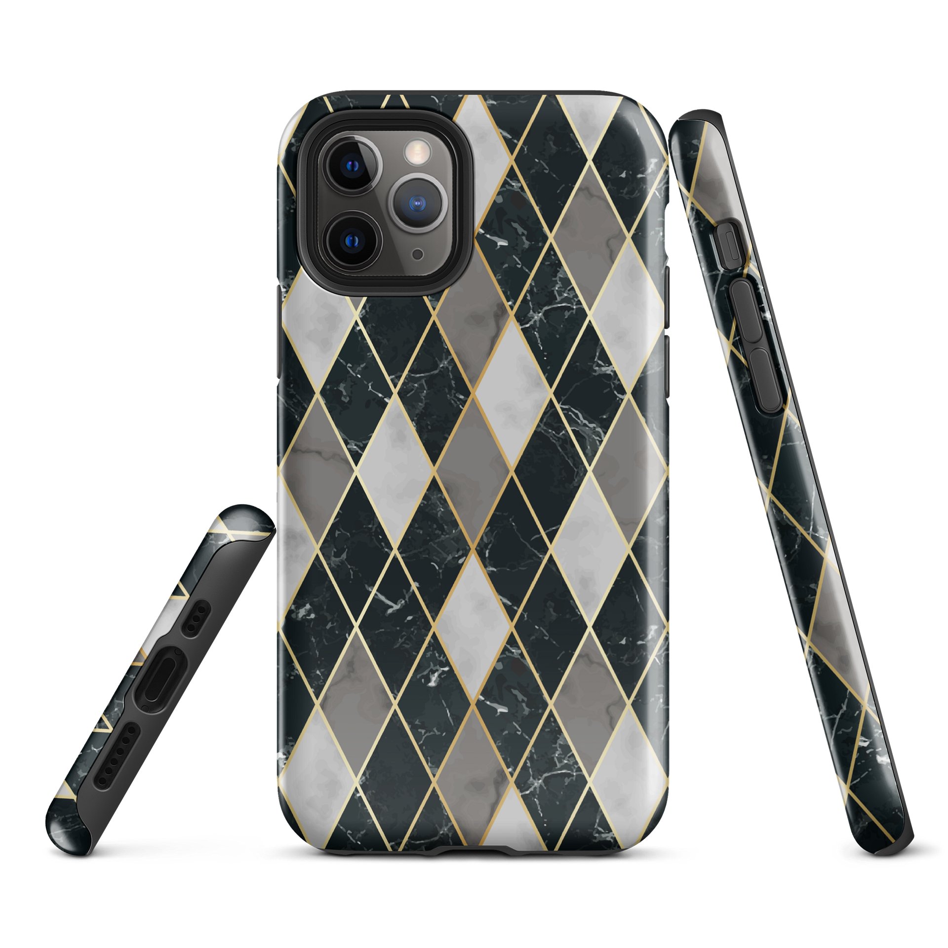 Marble Geometric iPhone Tough Case for Phone Protection product image (3)
