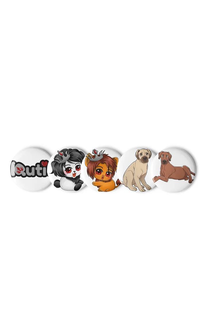 Set of 5 KQ Pins product image (1)