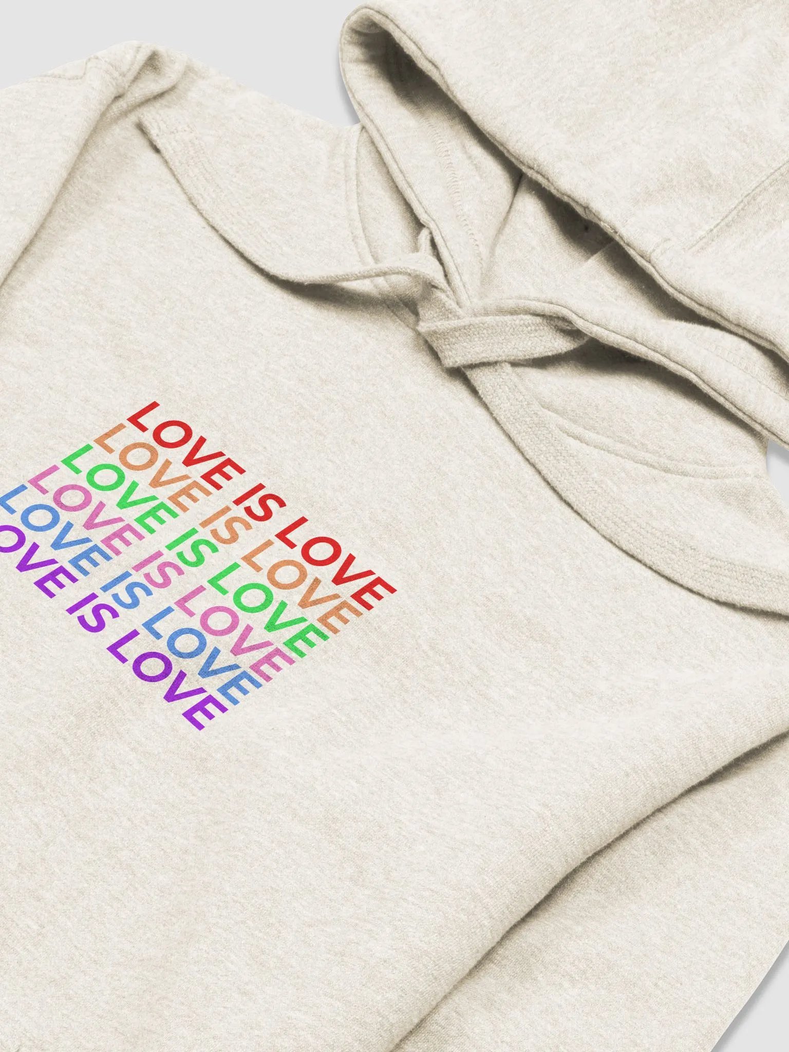 Rainbow Love is Love Unisex Hoodie product image (4)