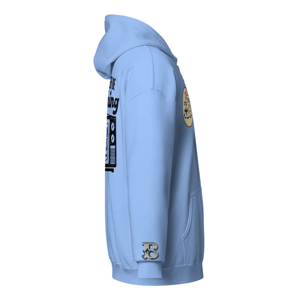 I'D RATHER BE WATCHING BB (Zipper Hoodie - Light) product image (6)