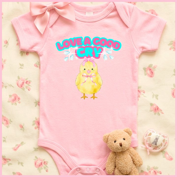 LOVE A GOOD CRY💦🩷Super Soft🪽Onesie🩷 product image (1)