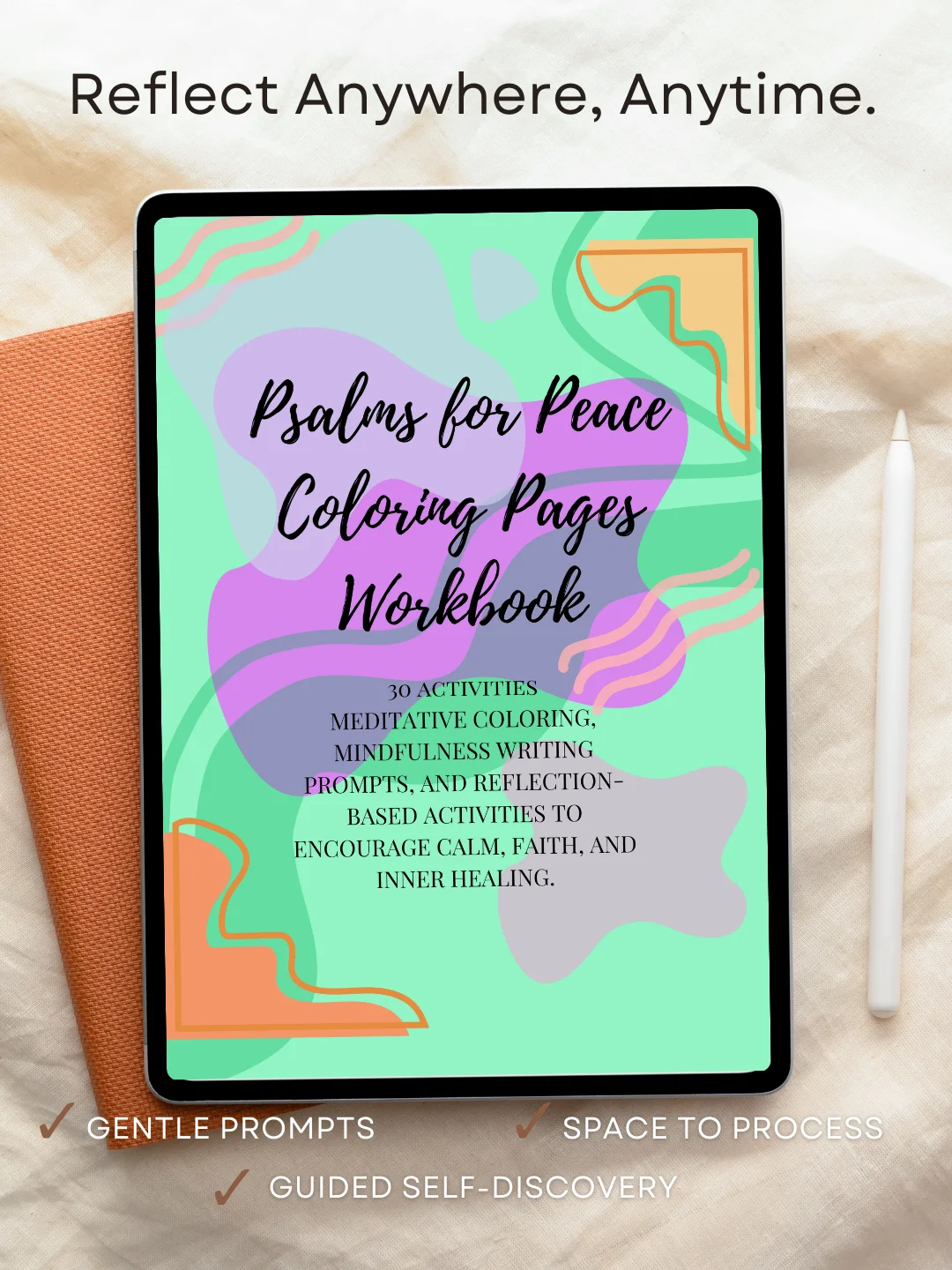 Psalms for Peace – DIGITAL Art Therapy Coloring Workbook For Girls 8+ & Women product image (6)