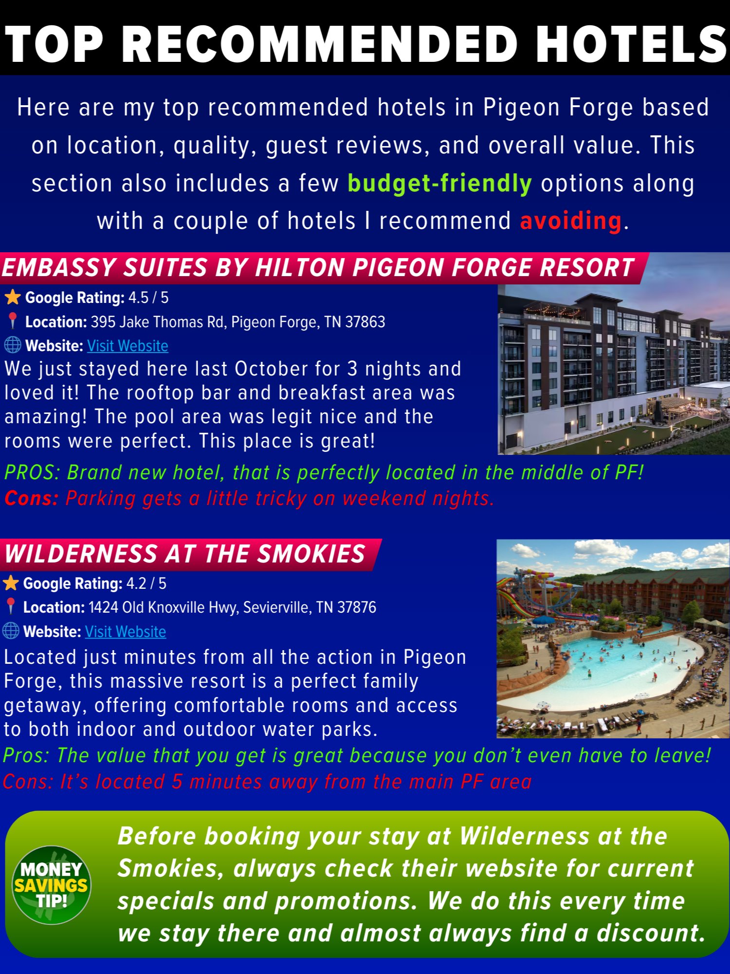 Pigeon Forge Travel Guide 2026 | 71-Page Ultimate Guide with Easy-to-Print Pages product image (6)
