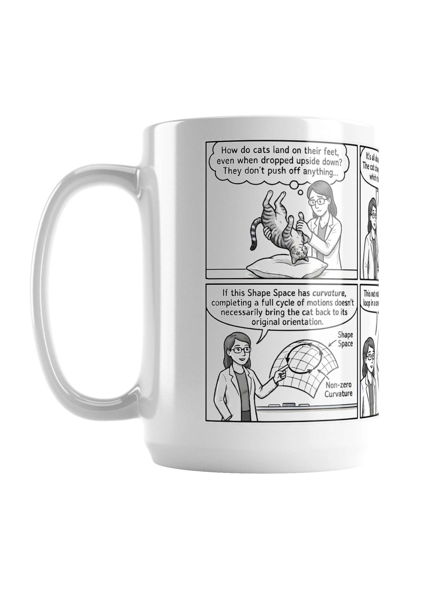Meow! Math Cat-Righting Comic Mug product image (1)