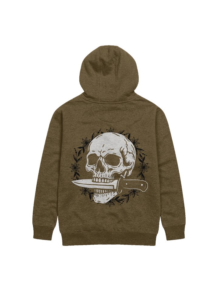 Skull & Knife - Unisex Hoodie (Military Green) product image (2)