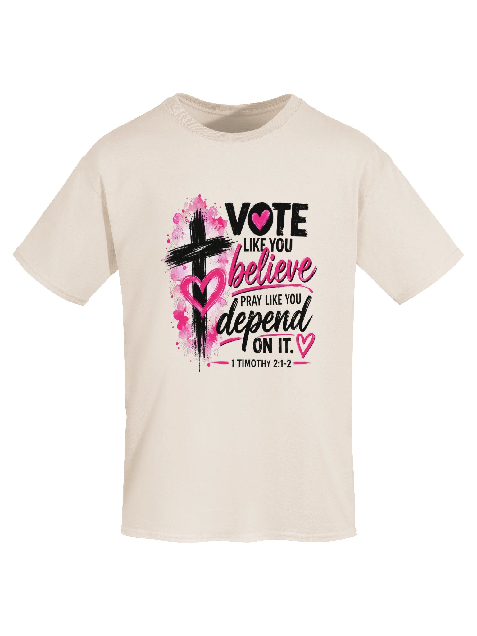 Vote Like You Believe Christian Graphic Tee product image (10)
