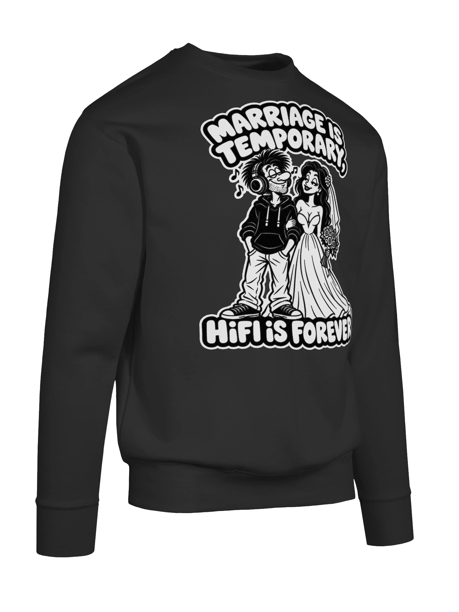 Marriage is Temporary, Hifi is Forever - Long Sleeve T-shirt product image (7)