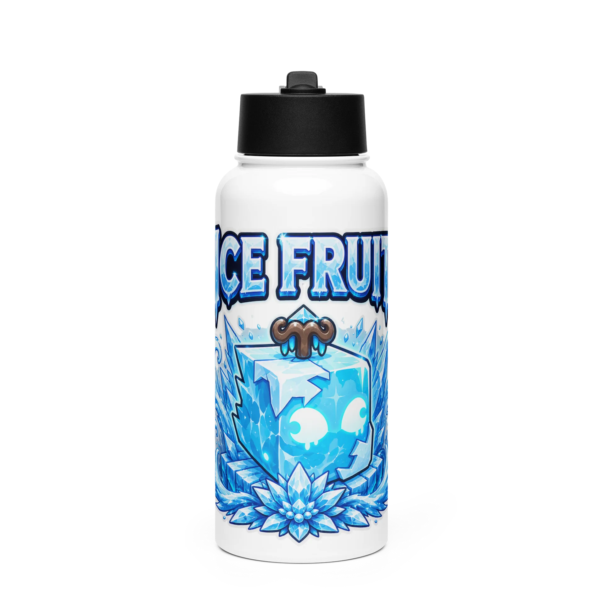 Ice Fruit Blox Fruits Gamer Water Bottle Gift For Kids product image (1)
