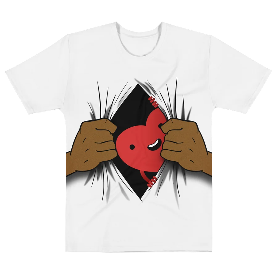 Open Heart (white shirt / dark brown skin tone) product image (1)