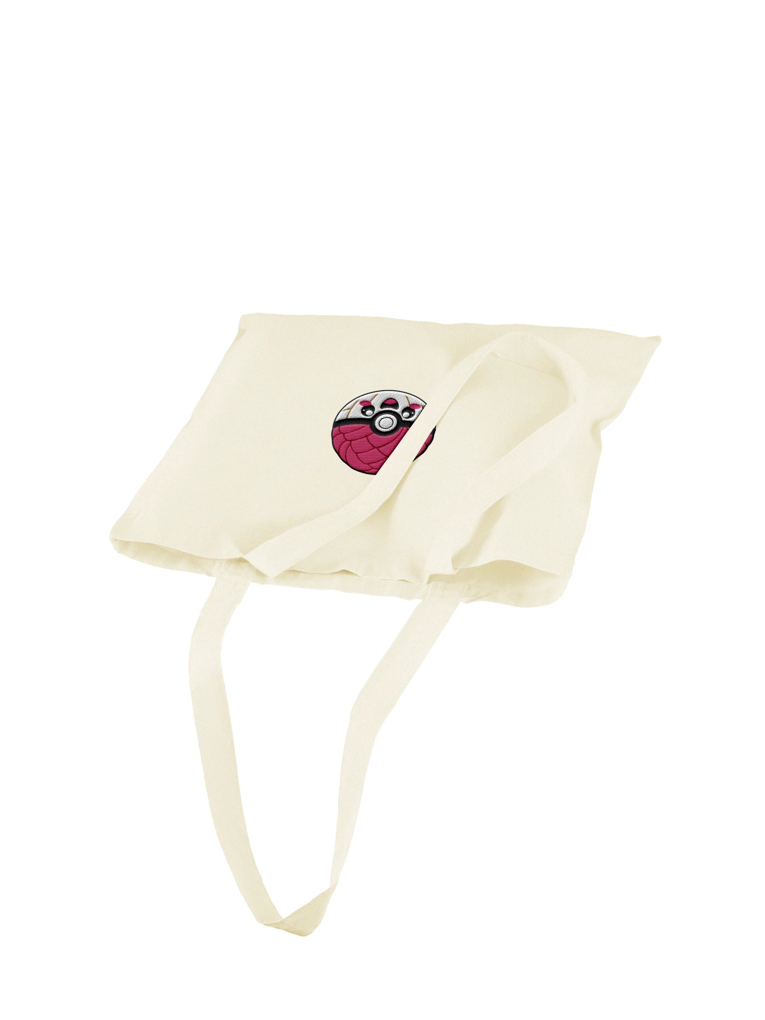 Strawberry Concha Ball Tote — Cream (Limited Stitched Edition) product image (4)