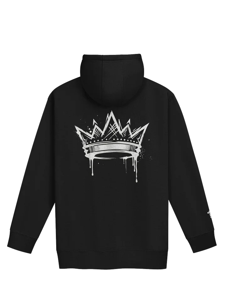 ONE KING True Crown Premium Soft Blend Hoodie with embroidered sleeve logo product image (1)
