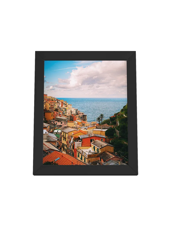 La Vita al Mare- Manarola Dreams, Manarola, Cinque Terre, Italy Framed Matte Poster product image (1)