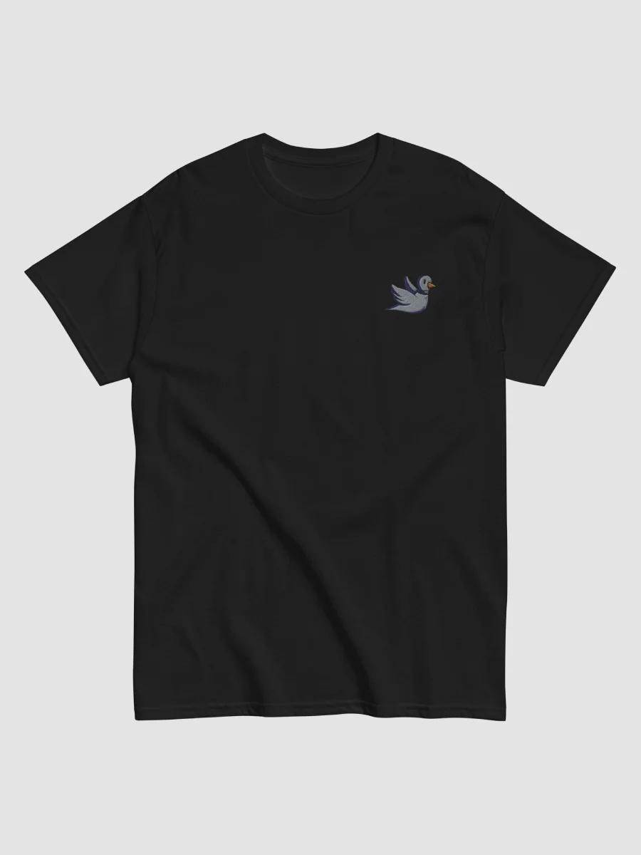 Pigeon Embroidered T-shirt | Art by Duck product image (4)