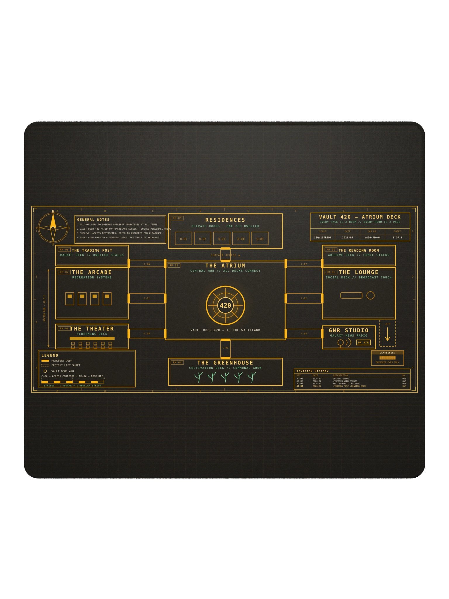 Atrium Deck Mouse Pad product image (4)