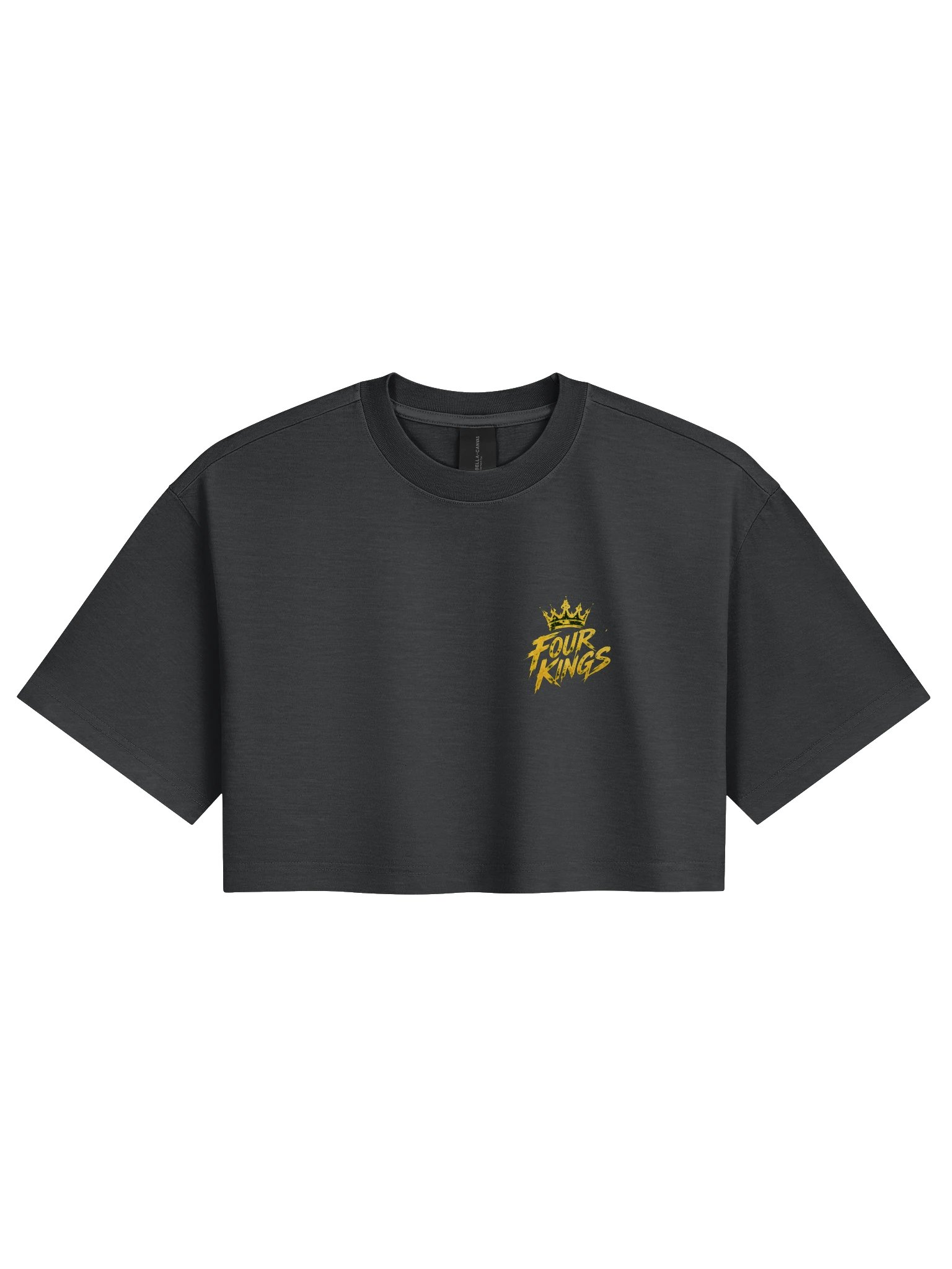 FOUR KINGS Women's Garment-Dyed Cropped Tee product image (1)