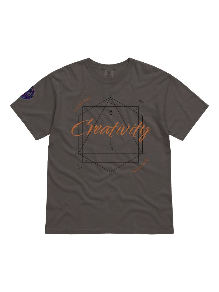 Creativity 132 Vibrational T-Shirt (orange) product image (2)