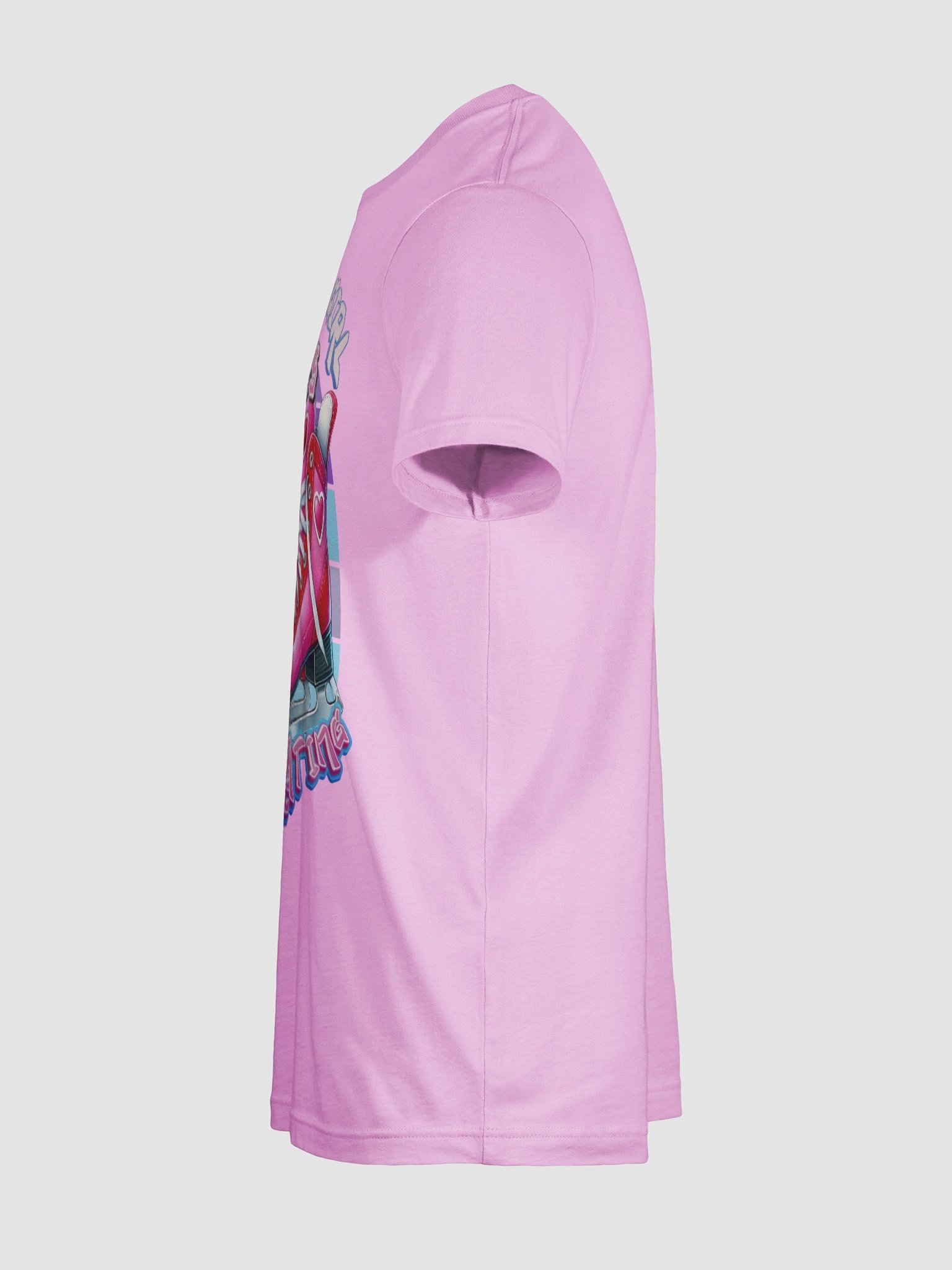 Just a Girl Who Loves Ice Skating Pink Skates T-Shirt for Skaters product image (12)