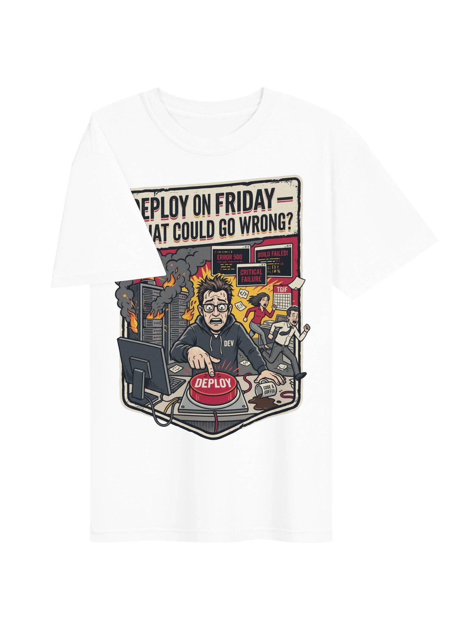 Deploy on Friday Chaos T-Shirt product image (27)