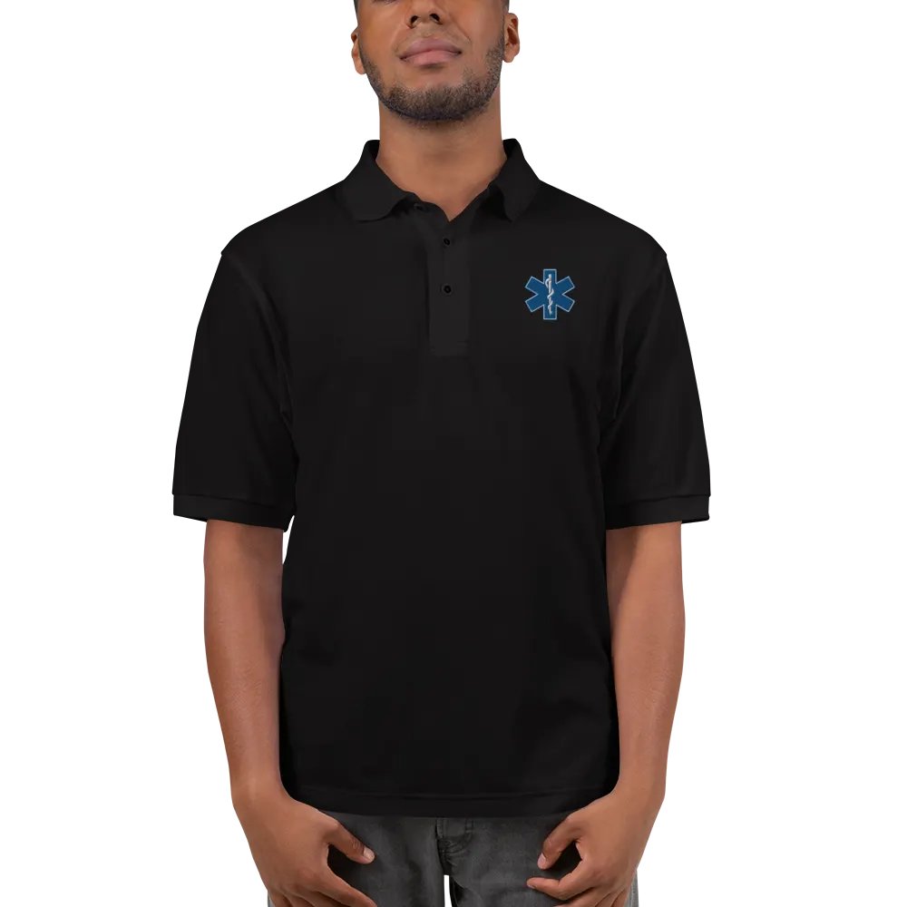 "Star Of Life" Embroidered Collared Shirt. product image (11)