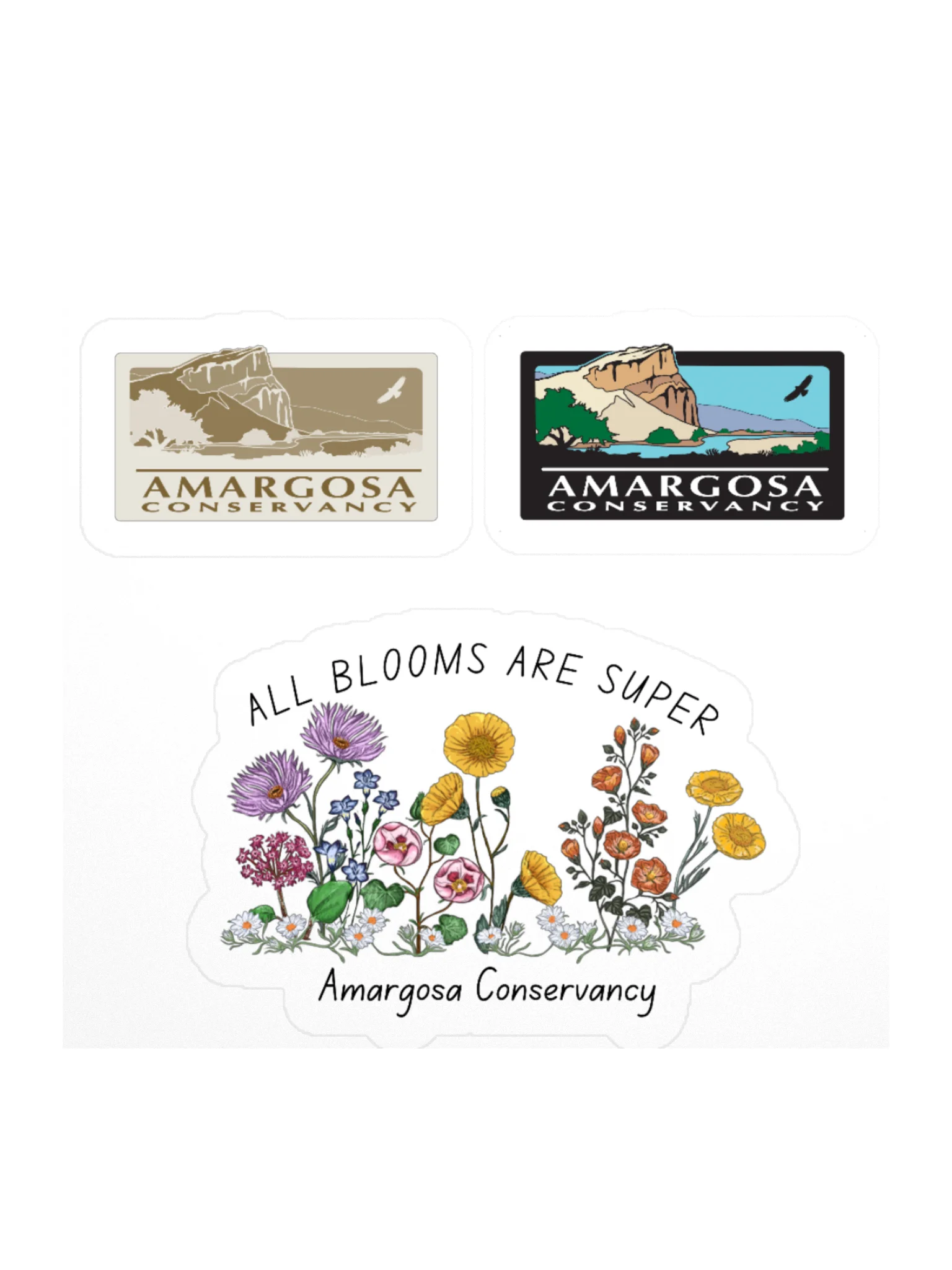 All Blooms and Logo Sticker Sheet product image (2)