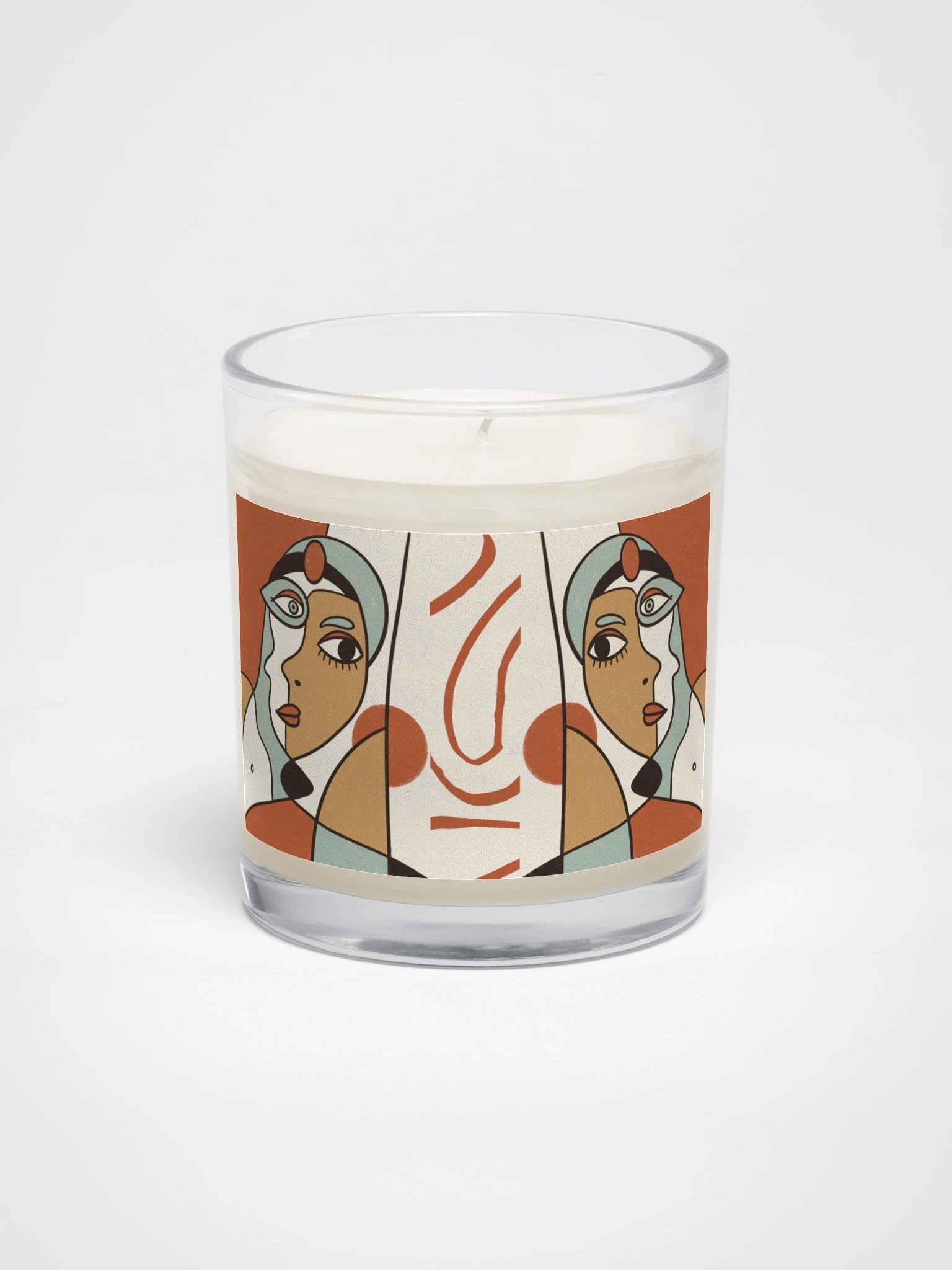 Symmetrical Faces Soy Wax Candle product image (1)