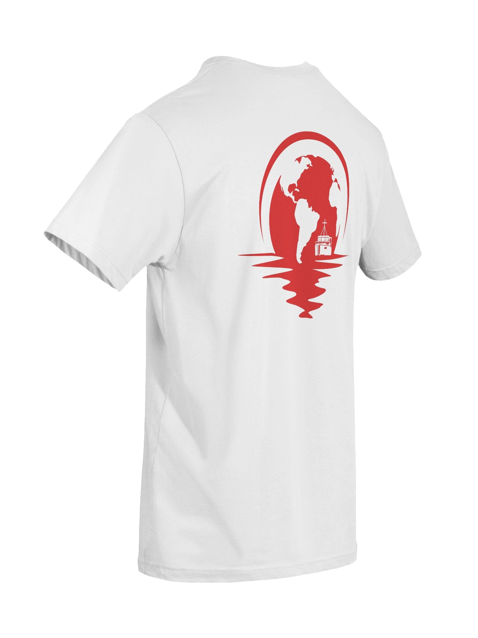 The 71 Percent Tee White/Red product image (8)