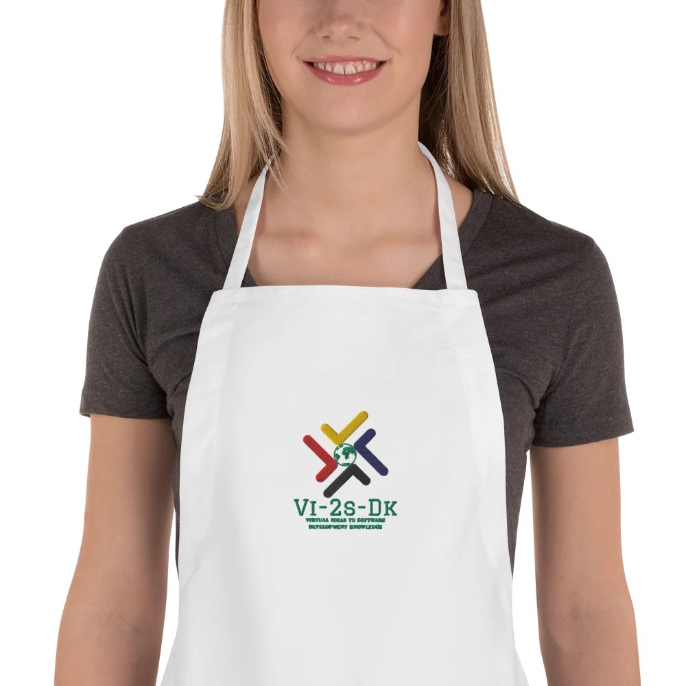 Vi-2s-Dk Global Connections Embroidered Apron product image (3)