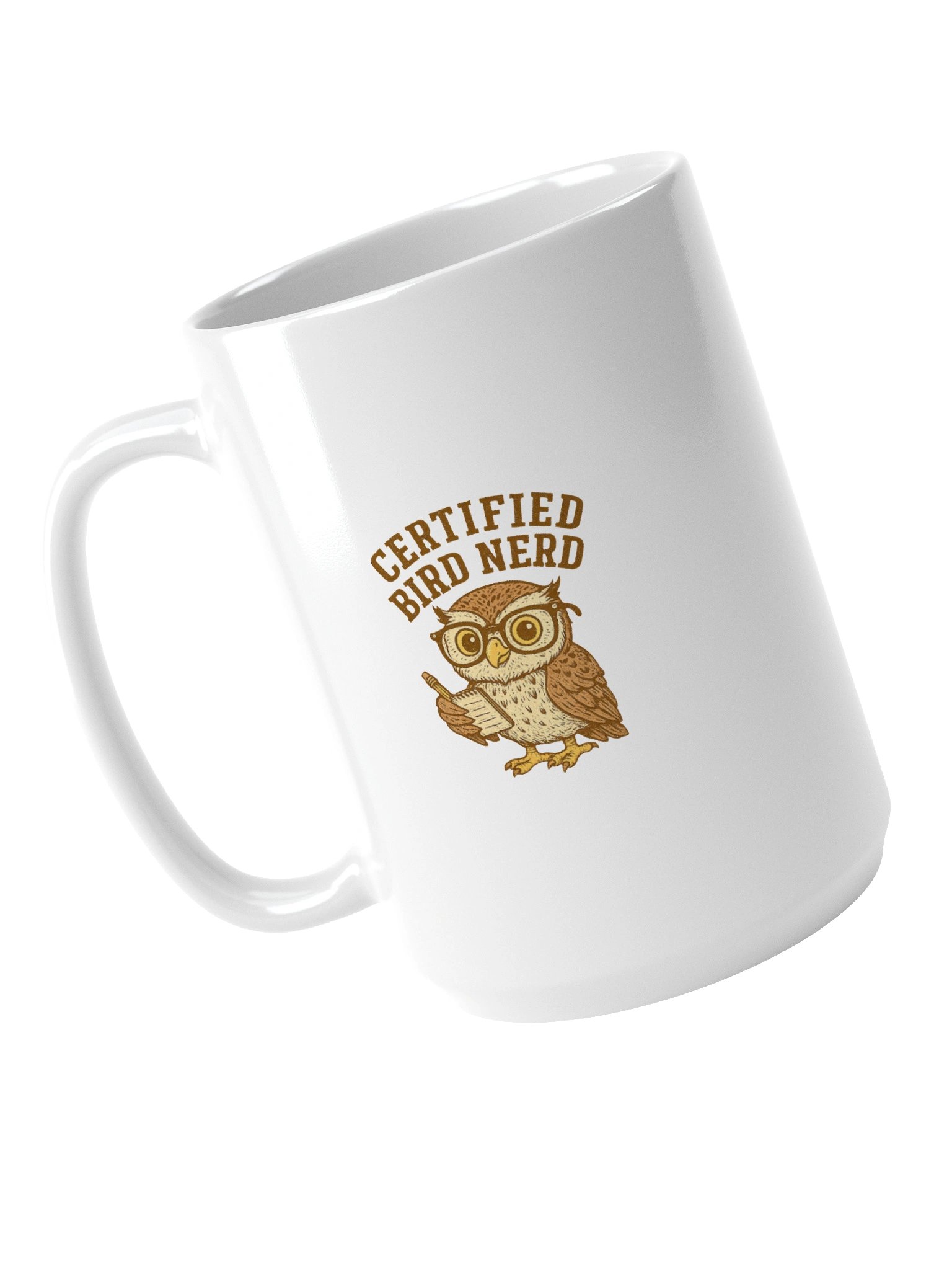 Certified Bird Nerd Mug for bird watchers and bird watching hobbyists product image (4)