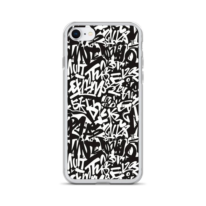Urban Graffiti Clear iPhone® 7/8, 11, 12, 13, 14, 15, 16, 17, X/XS, SE, XR, Mini, Pro, Pro Max, Plus Cases. product image (1)