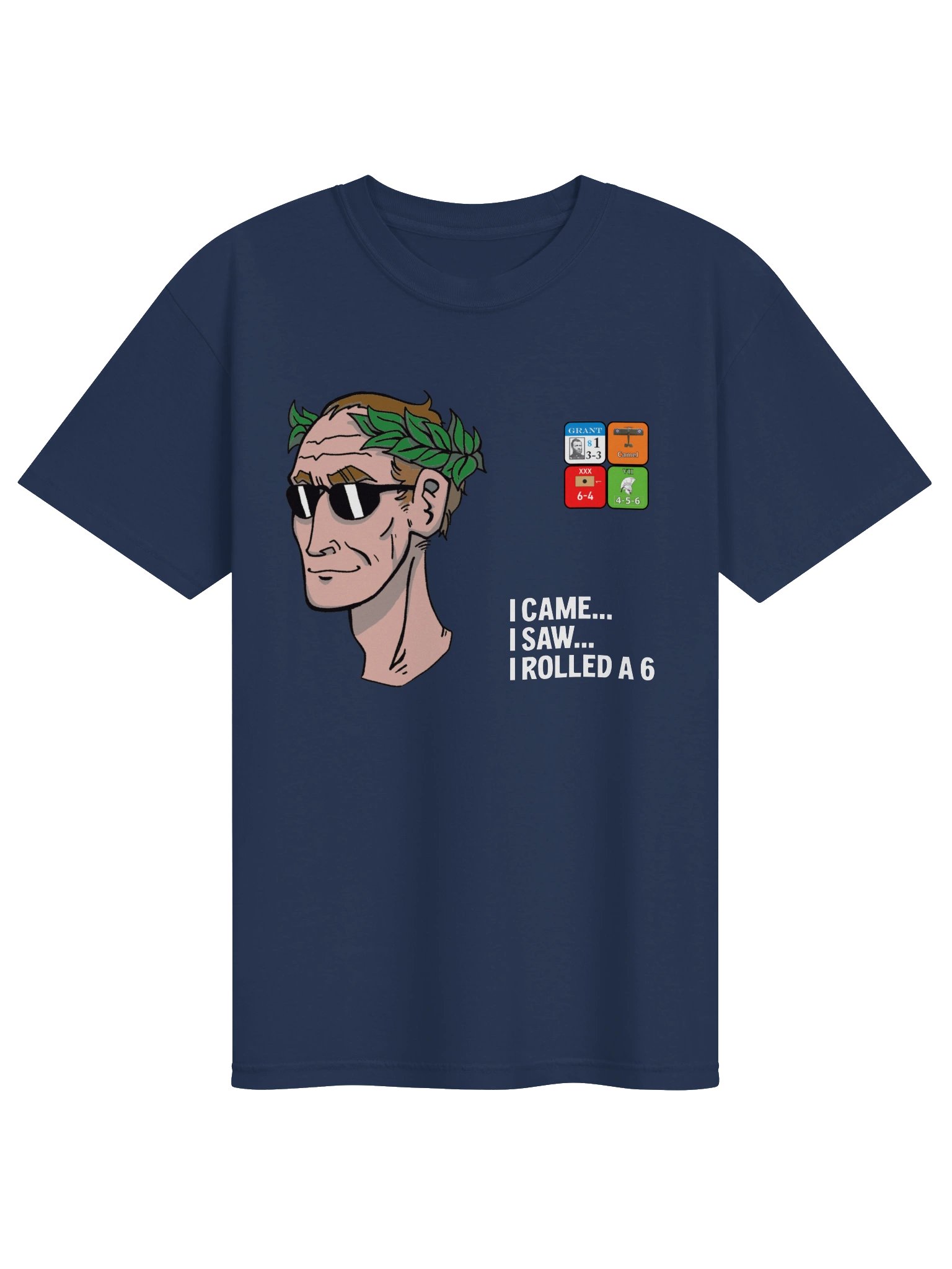 Caesar rolled T-shirt product image (1)