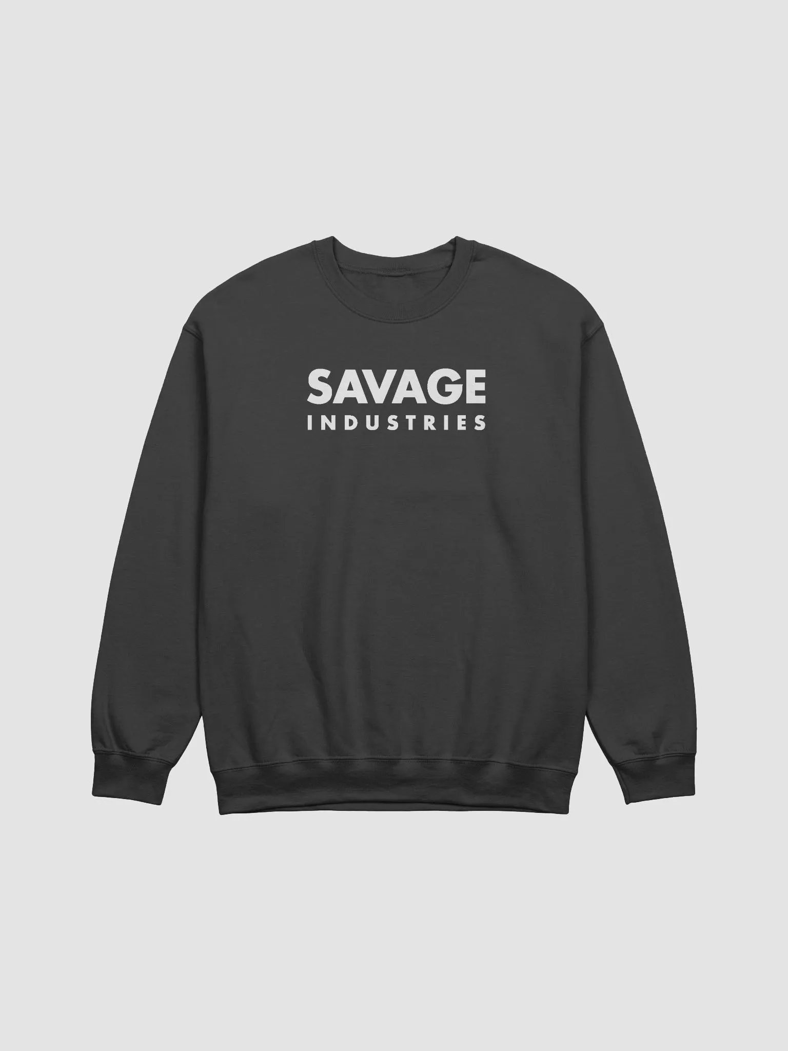 Savage Industries (Black) (Crewneck Sweatshirt) product image (1)