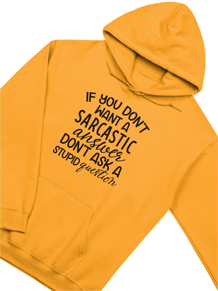 Sarcastic Answers & Stupid Questions Hoodie product image (15)