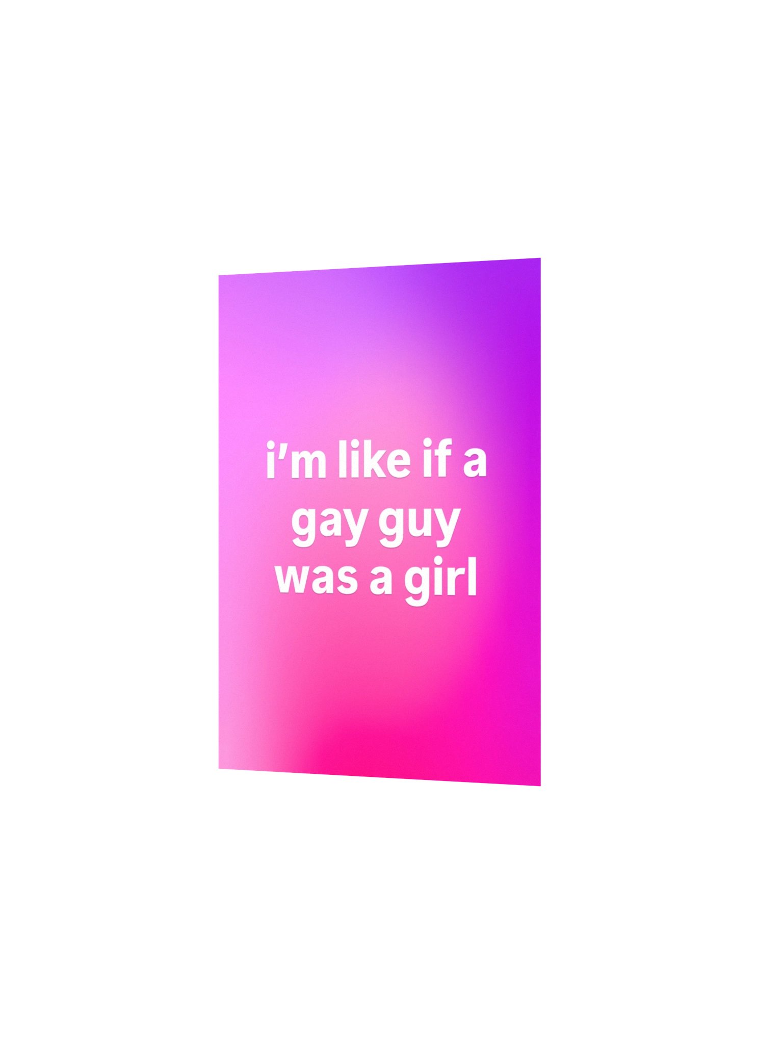 "Gay Guy" Create Mode Print/Poster product image (8)