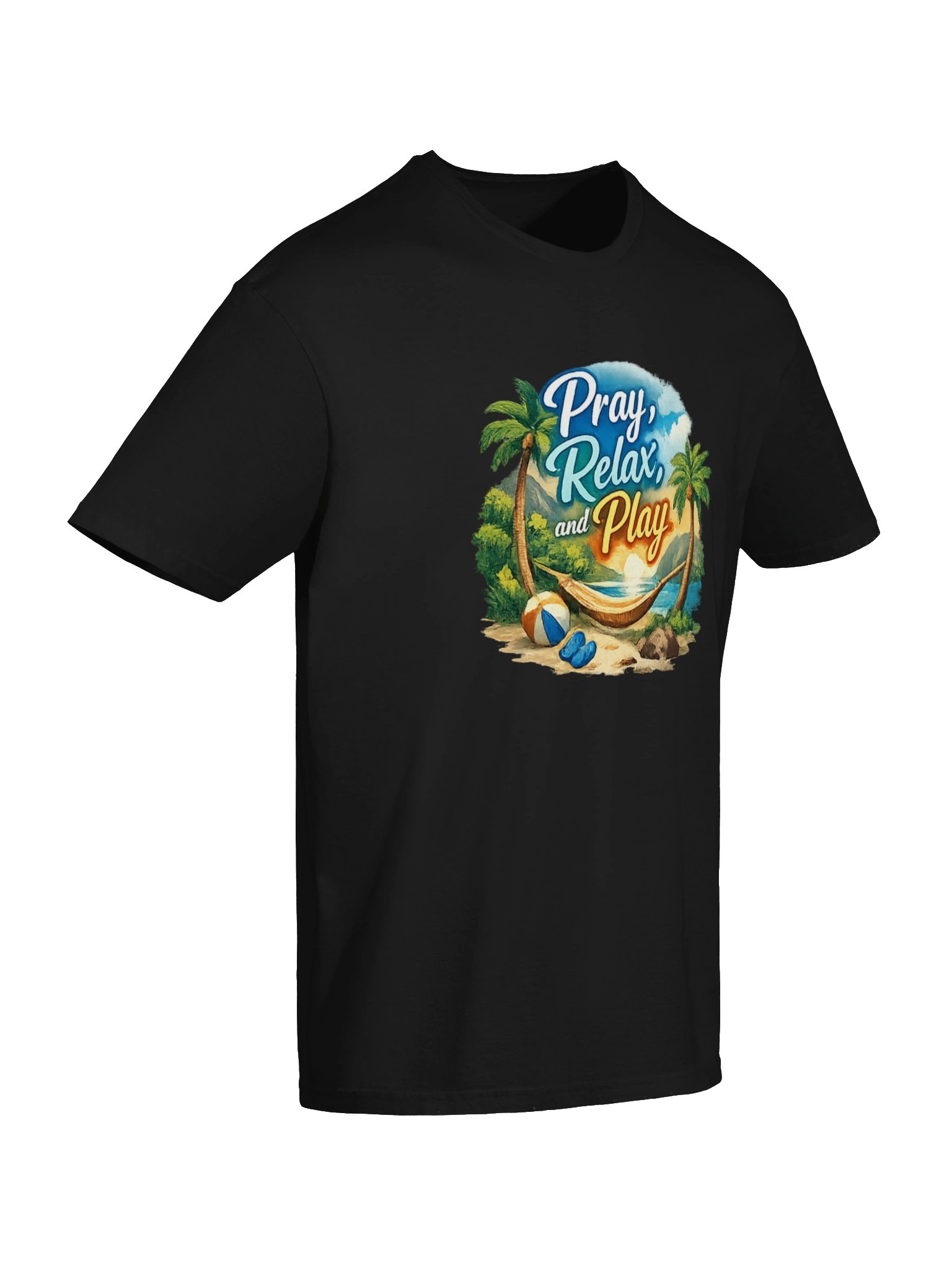 Pray, Relax & Play Men’s T-Shirt product image (6)