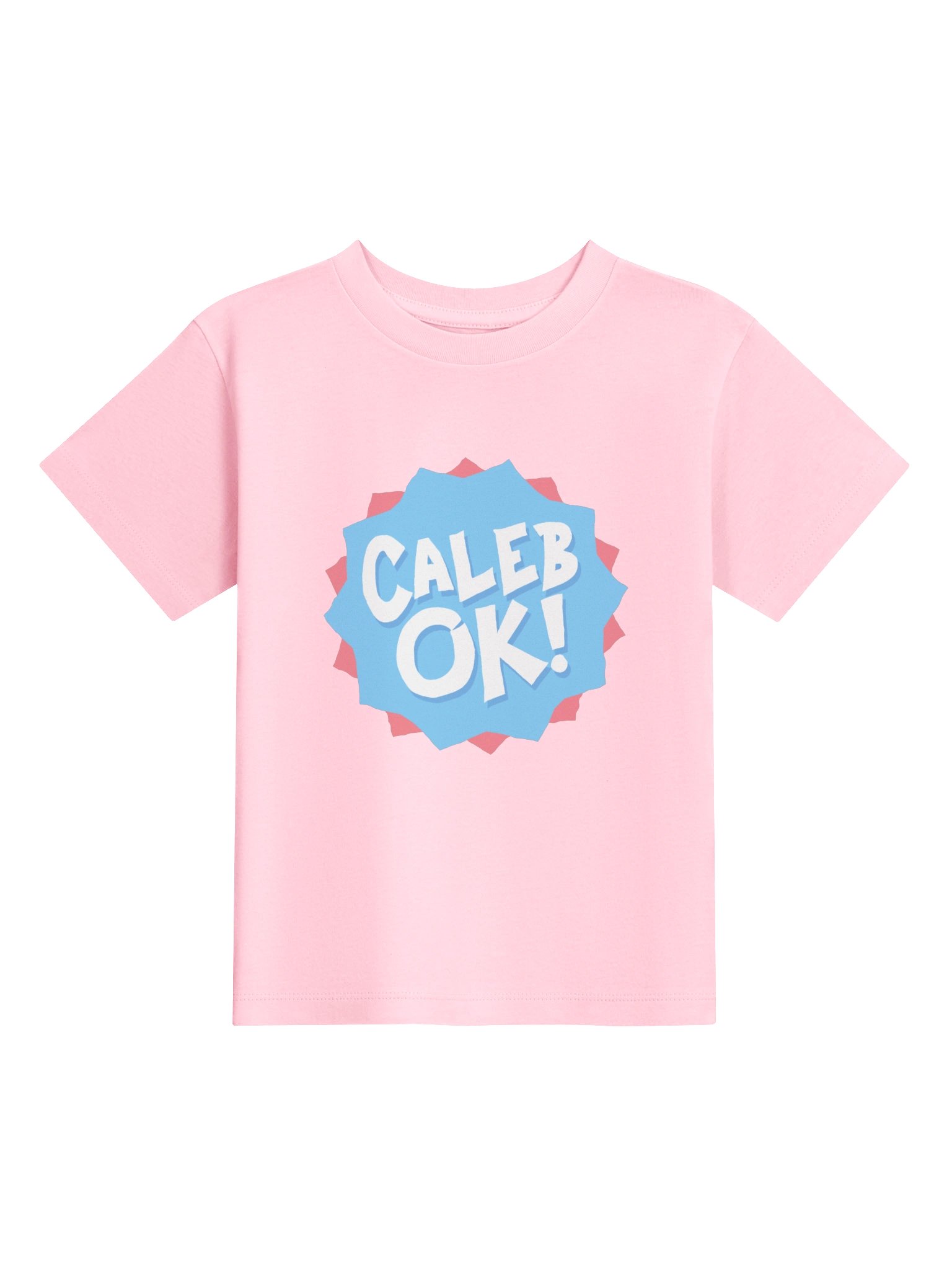 Caleb OK! Toddler T-Shirt - Light Pink product image (1)