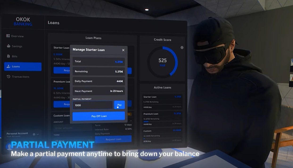 BankingV2 - The Most Popular FiveM Banking Script Just Got Better [ QB / ESX / QBOX ] product image (3)