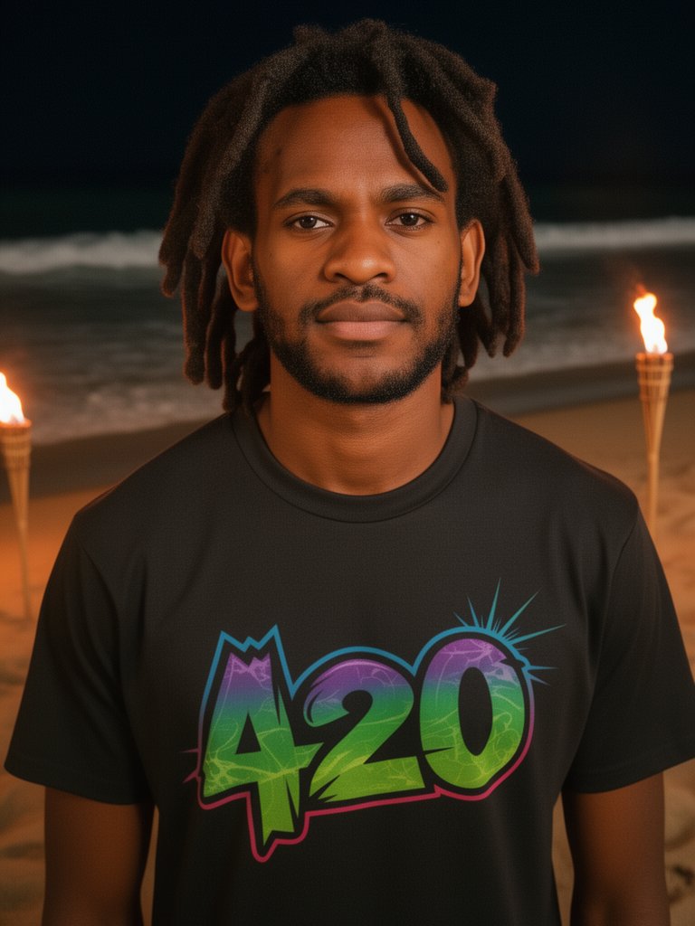 420 Weed Culture Art – Cannabis Lifestyle Graphic – Heavyweight T-Shirt product image (2)