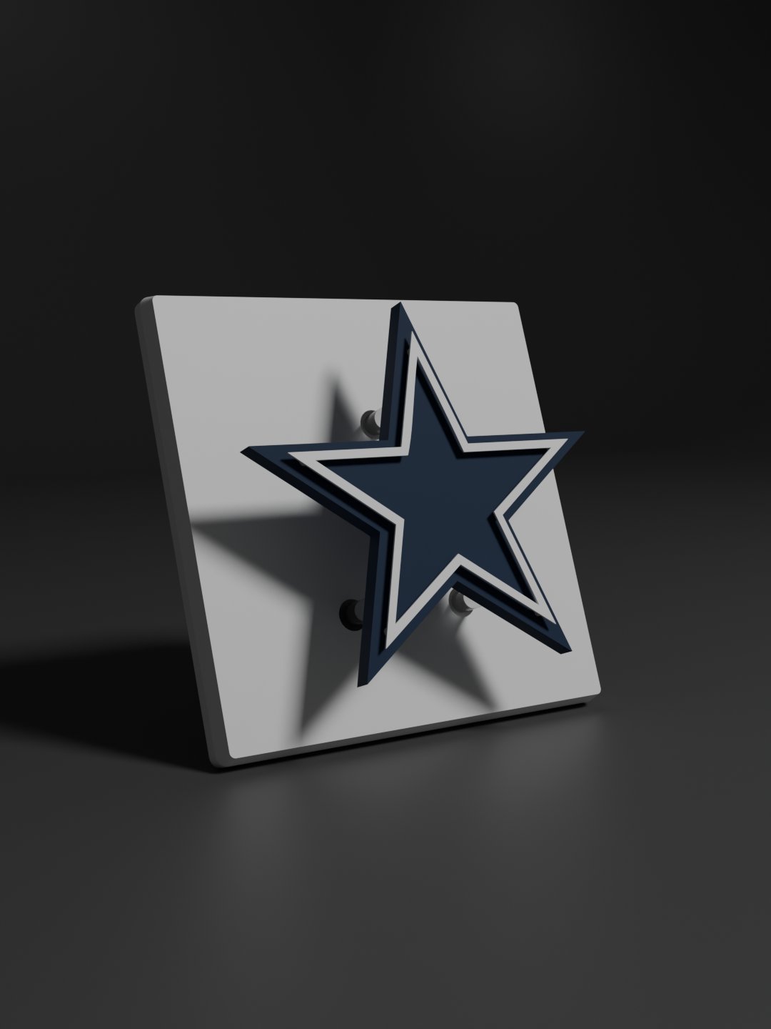 Dallas Cowboys 3D Printed Floating Logo Sign (Digital File Only) product image (1)