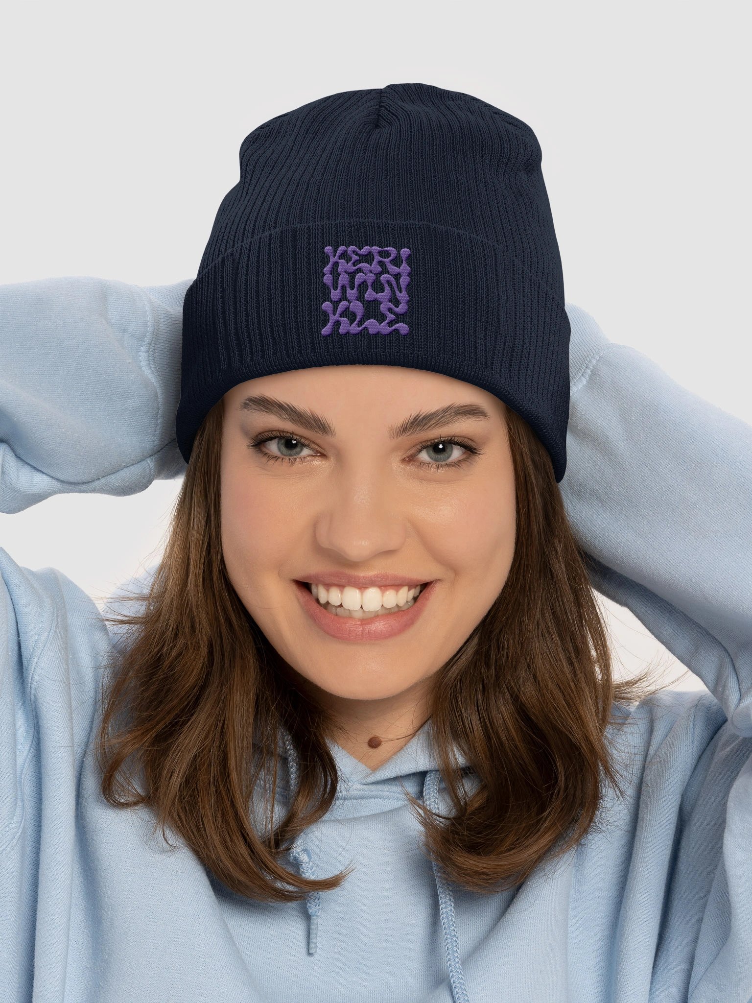 Organic Cotton Embroidered Logo Beanie product image (18)