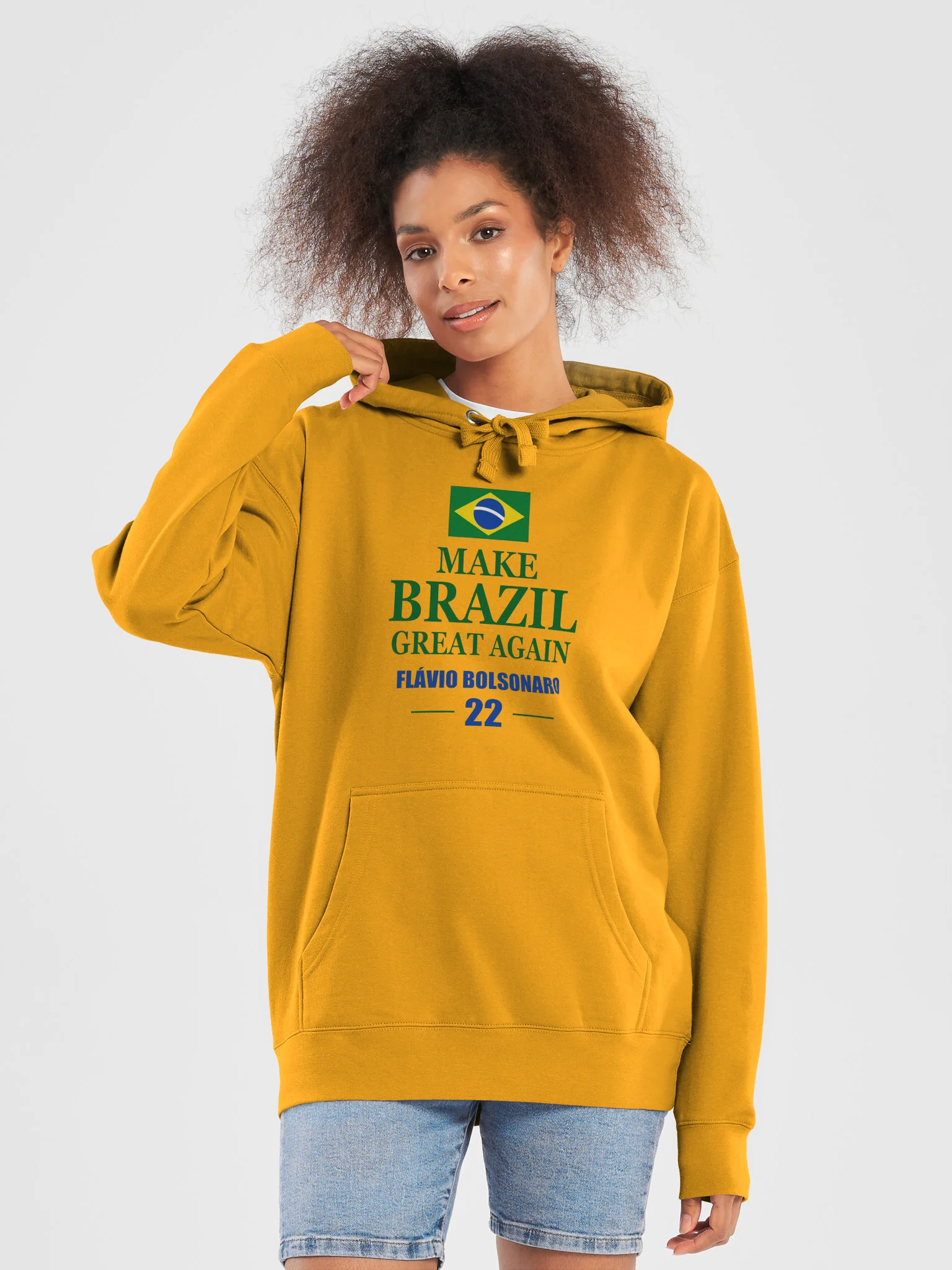 Make Brazil Great Again – Flávio Bolsonaro 22 Hoodie product image (13)